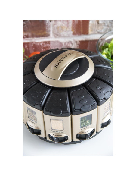 Carrusel Auto-Medidor KitchenArt 57010 para Especias 12 Frascos