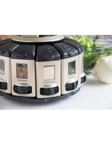 Carrusel Auto-Medidor KitchenArt 57010 para Especias 12 Frascos