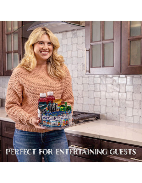 Lazy Susan Giratorio Oizeir 2-Pack Acrílico 22.6/30 cm