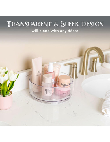 Lazy Susan Giratorio Oizeir 2-Pack Acrílico 22.6/30 cm