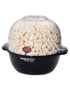 Máquina de Palomitas Presto 05204 Negra 170g Granos 1360g Cocidas