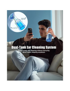 Limpiador de Oídos Eléctrico MAOEVER EarBayern IPX7 Azul 2