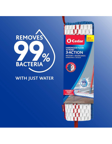 Mopa O-Cedar Hardwood Floor 'N More 3-Action con Recarga