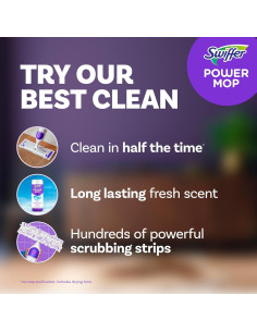 Kit trapeador Swiffer PowerMop multi-superficie 2 recargas 2