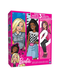 Rompecabezas 3 en 1 Barbie TCG Toys para Niños 3+ Años