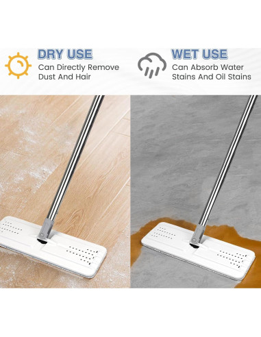 Paños de Reemplazo Microfibra Zeekech para Mopa 33x12.5cm