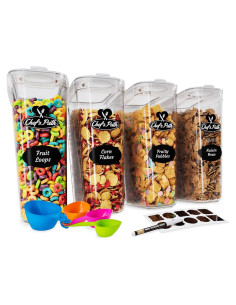 Juego de 4 Contenedores Herméticos Chef's Path 4L