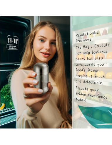 Desodorante de Refrigerador DILEXBEE Q9 Acero Inoxidable 10 Años