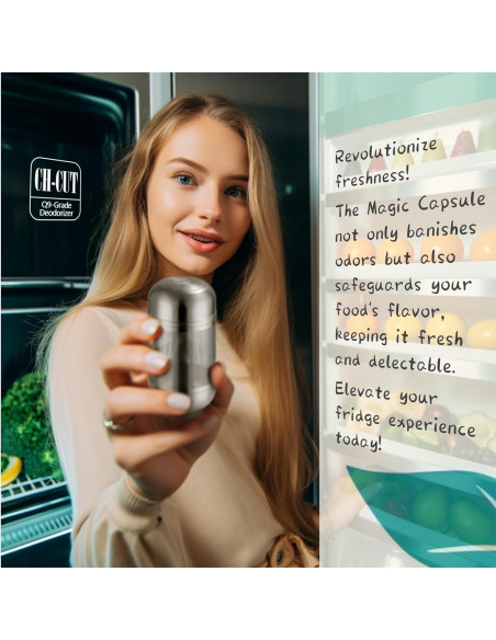 Desodorante de Refrigerador DILEXBEE Q9 Acero Inoxidable 10 Años