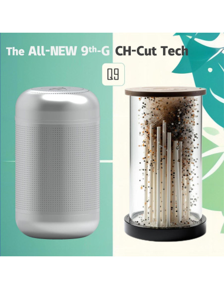 Desodorante de Refrigerador DILEXBEE Q9 Acero Inoxidable 10 Años