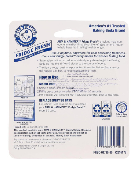 Filtros de aire Arm & Hammer Fridge Fresh - Paquete de 3