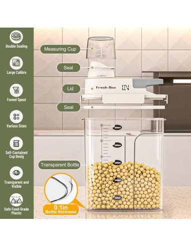 Contenedor de Almacenamiento de Alimentos 2Pack Cnbnd 2.5L