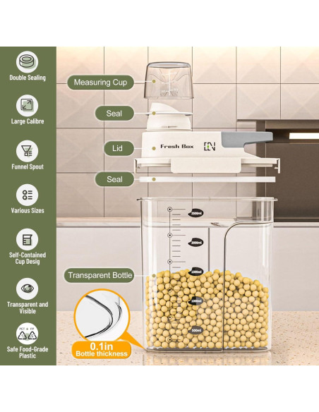 Contenedor de Almacenamiento de Alimentos 2Pack Cnbnd 2.5L