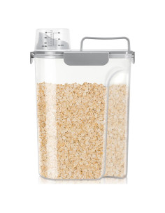 Contenedor de Alimentos TBMax 4,54 kg Hermético Gris Claro