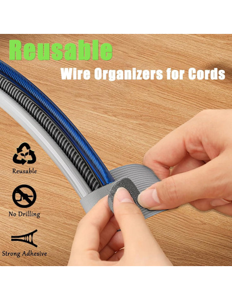 80 Correas de Cable Sereficy Autoadhesivas Negro 9.14 cm 80 Correas de Cable Sereficy Autoadhesivas Negro 9.14 cm