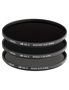 Kit de Filtros HOYA HD Mk II IRND 62mm - ND8, ND64, ND1000