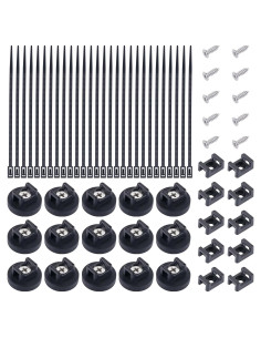 15 Soportes Magnéticos para Bridas Taiidaues 85 Pcs Nylon