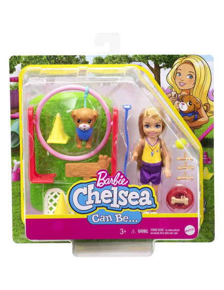 Muñeca Barbie Chelsea Entrenadora de Perros con Accesorios