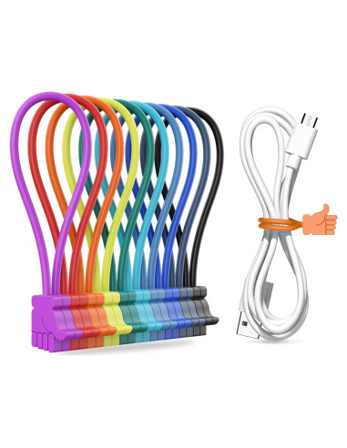 Correas Magnéticas Reutilizables HIGGAT para Organizar Cables