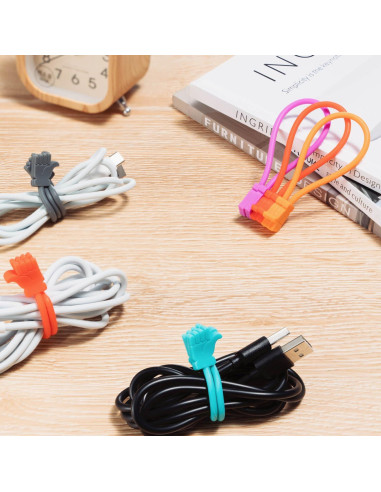 Correas Magnéticas Reutilizables HIGGAT para Organizar Cables