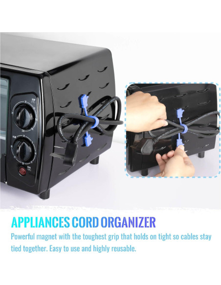 Correas Magnéticas Reutilizables HIGGAT para Organizar Cables Correas Magnéticas Reutilizables HIGGAT para Organizar Cables