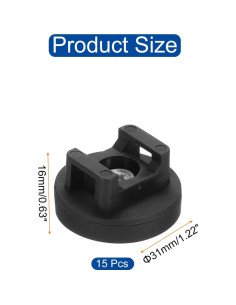 Soporte Magnético para Cables DMiotech 5 Pcs 31mm Negro 2