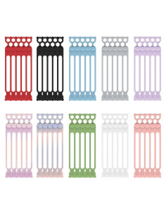 Paquete de 50 ataduras de cable silicona 365Home 10.6 cm