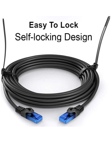 Bridas Reutilizables AGAOTIAN 30 cm 100 Piezas Alta Resistencia