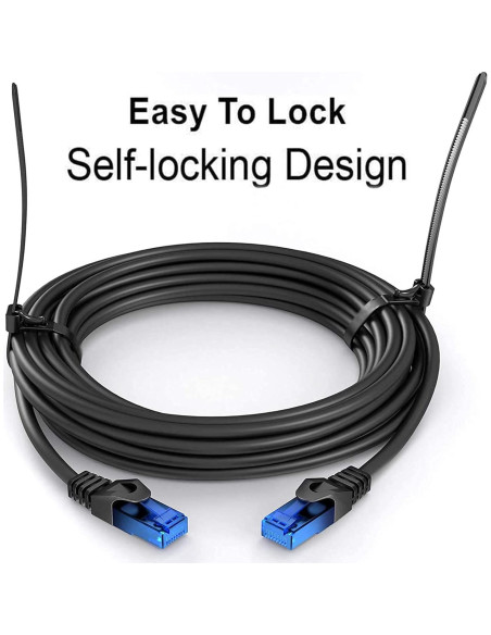 Bridas Reutilizables AGAOTIAN 30 cm 100 Piezas Alta Resistencia