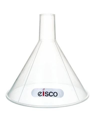 Embudo de Polvo EISCO 150mm Plástico Resistente a Ácidos
