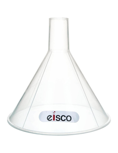 Embudo de Polvo EISCO 150mm Plástico Resistente a Ácidos