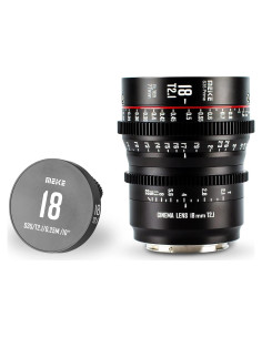 Lente Prime MEKE 18mm T2.1 S35 para Cámaras de Cine