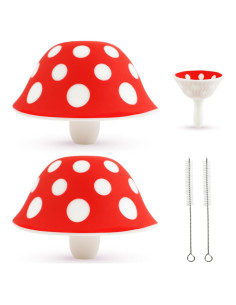 2 Embudos de Silicona en Forma de Hongo EeYahYong