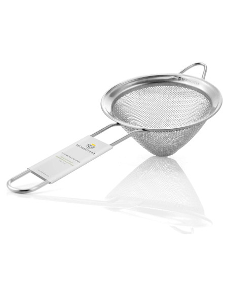 Colador de Malla Fina Homestia 22.86 cm Acero Inoxidable Plata