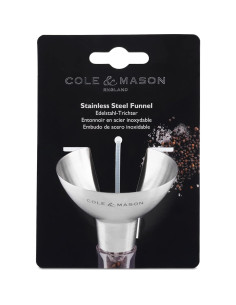 Embudo de Acero Inoxidable Cole & Mason 31ml para Especias 2