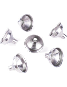 Mini embudos de acero inoxidable Super Z Outlet - 6 unidades 2