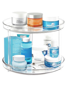 Organizador de baño Adoco Lazy Susan 2 niveles 23.5 cm