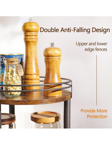 Organizador giratorio de especias Creso hom 2 niveles 27 cm