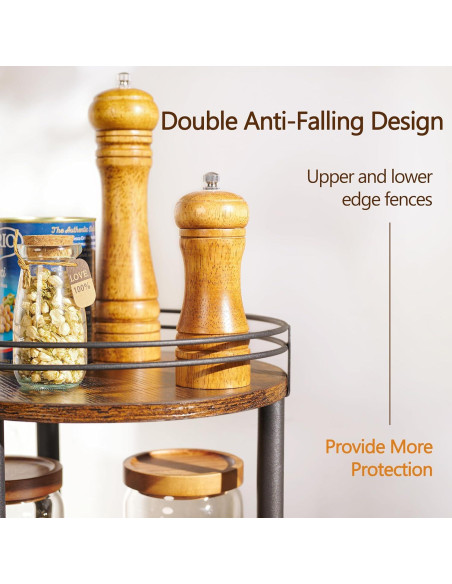 Organizador giratorio de especias Creso hom 2 niveles 27 cm