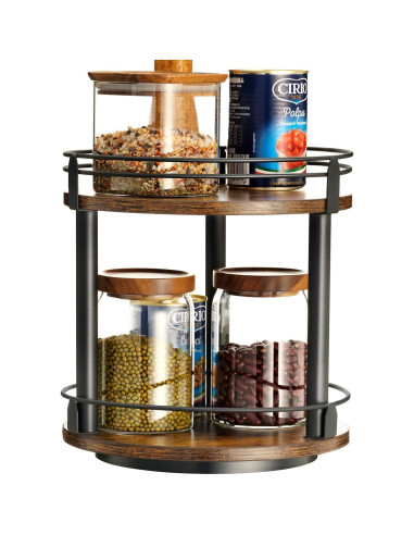 Organizador giratorio de especias Creso hom 2 niveles 27 cm