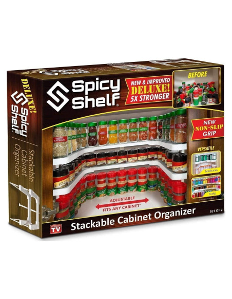 Estante Picante Deluxe - Organizador de especias 2 niveles Estante Picante Deluxe - Organizador de especias 2 niveles