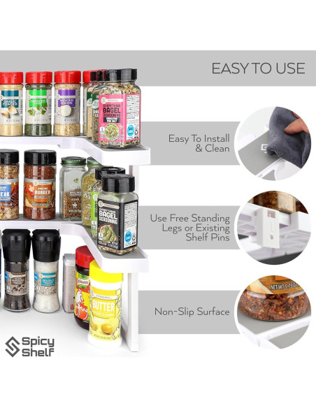 Estante Picante Deluxe - Organizador de especias 2 niveles Estante Picante Deluxe - Organizador de especias 2 niveles