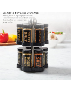 Estante Giratorio de Especias Kamenstein Madison 12 Tarros 2