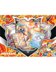 Cajas de Cartas Pokémon Infernape V - 1 Carta Foil + 4 Paquetes 2