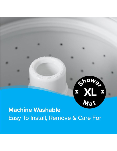 Alfombrilla de Ducha Antideslizante SlipX 68,58 cm Azul