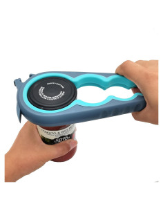 Abridor de Tarros Multifuncional Otstar 6 en 1 Azul y Gris
