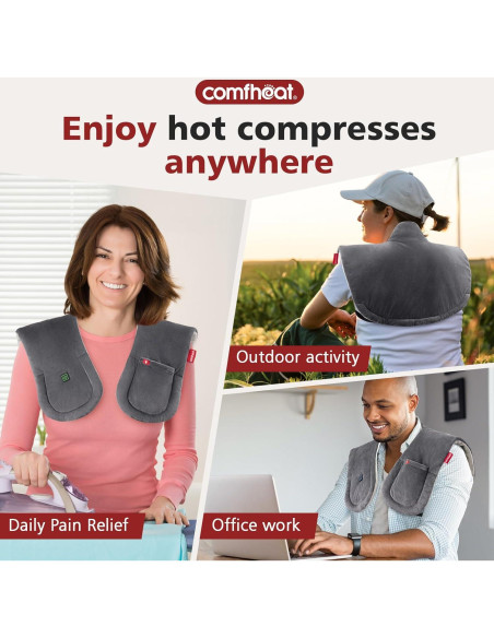 Almohadilla Térmica Inalámbrica Comfheat para Cuello y Hombros Almohadilla Térmica Inalámbrica Comfheat para Cuello y Hombros