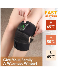 Faja Calentadora para Rodilla ROHVEMJ Inalámbrica 3 Niveles 2