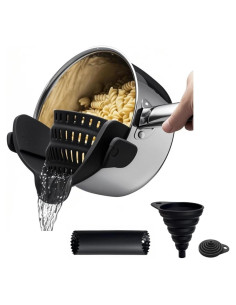 Juego de coladores de pasta y embudo LYCIAN WAY 3 piezas