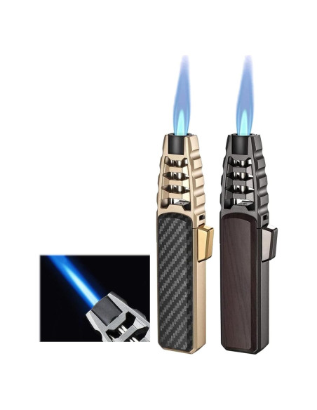 Encendedor de Antorcha Clyqyy Recargable a Prueba de Viento